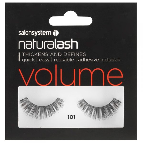 Salon System Naturalash Strip Eyelashes 101 Black
