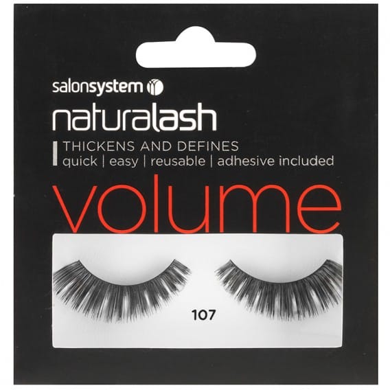 Salon System Naturalash Strip Eyelashes 107 Black
