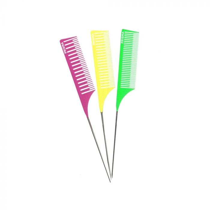 Prisma Weave Comb Set Extra Long Pin Tail 130mm