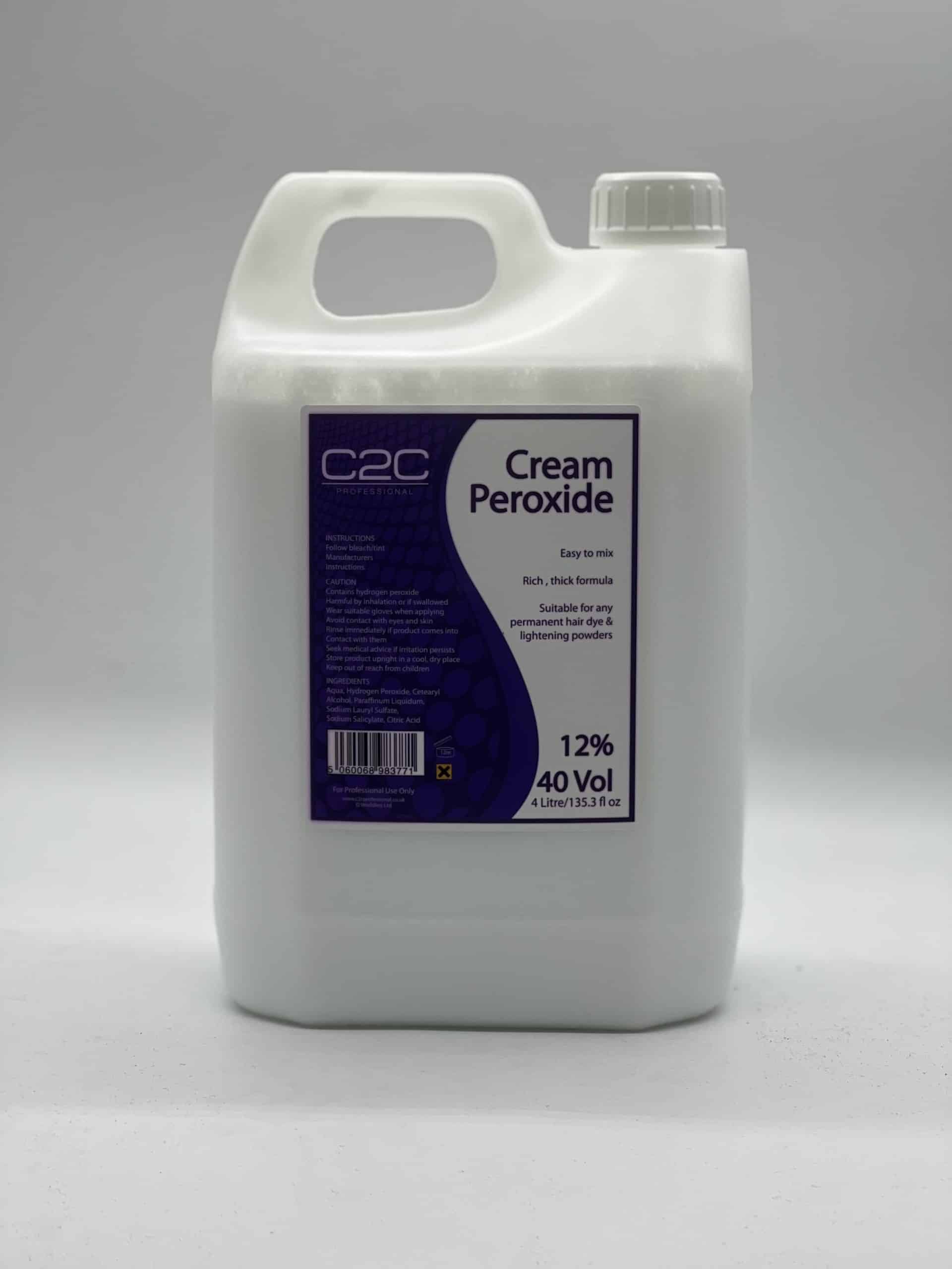 C2C Professional Cream Peroxide 12% 4 LITRE