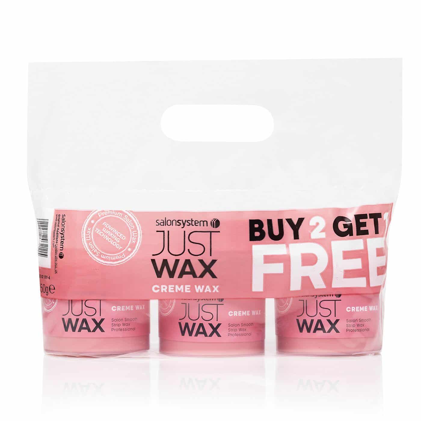 Salon System Just Wax Creme Wax - Buy 2 Get 1 FREE