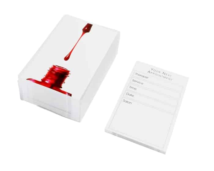 Agenda Beauty Appointment Cards Varnish & Brush (100)