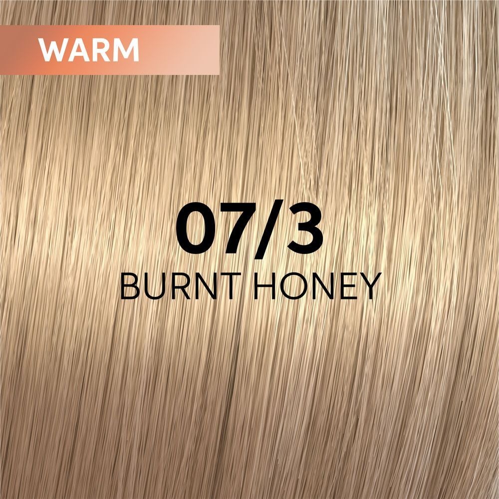 Wella Shinefinity hair colour shade 07/3 Burnt honey warm swatch 