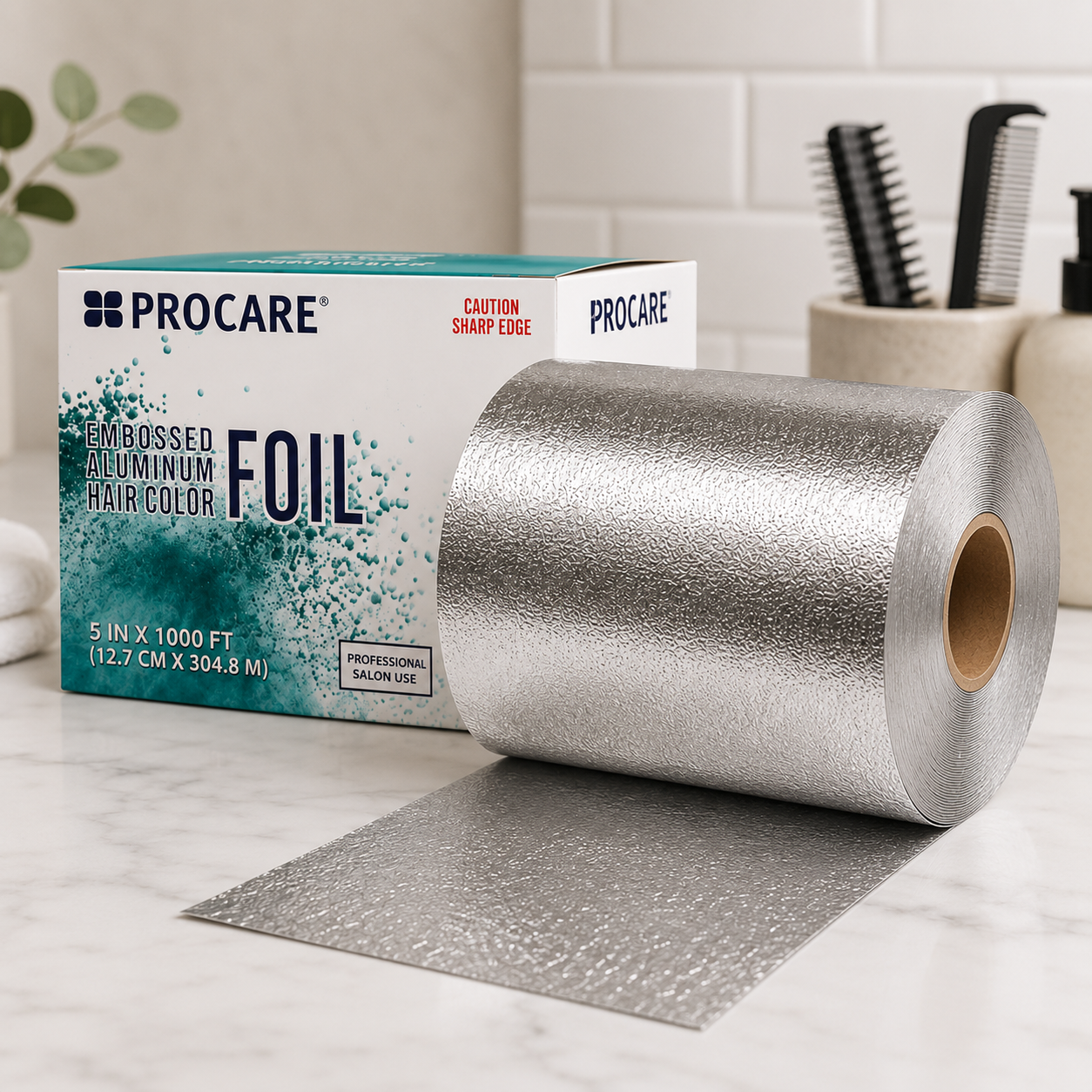 Procare Embossed Superwide Foil 127mm x 100m