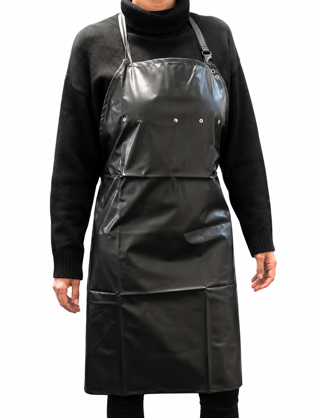 Hair Tools PVC Tint Apron With Pockets - Black