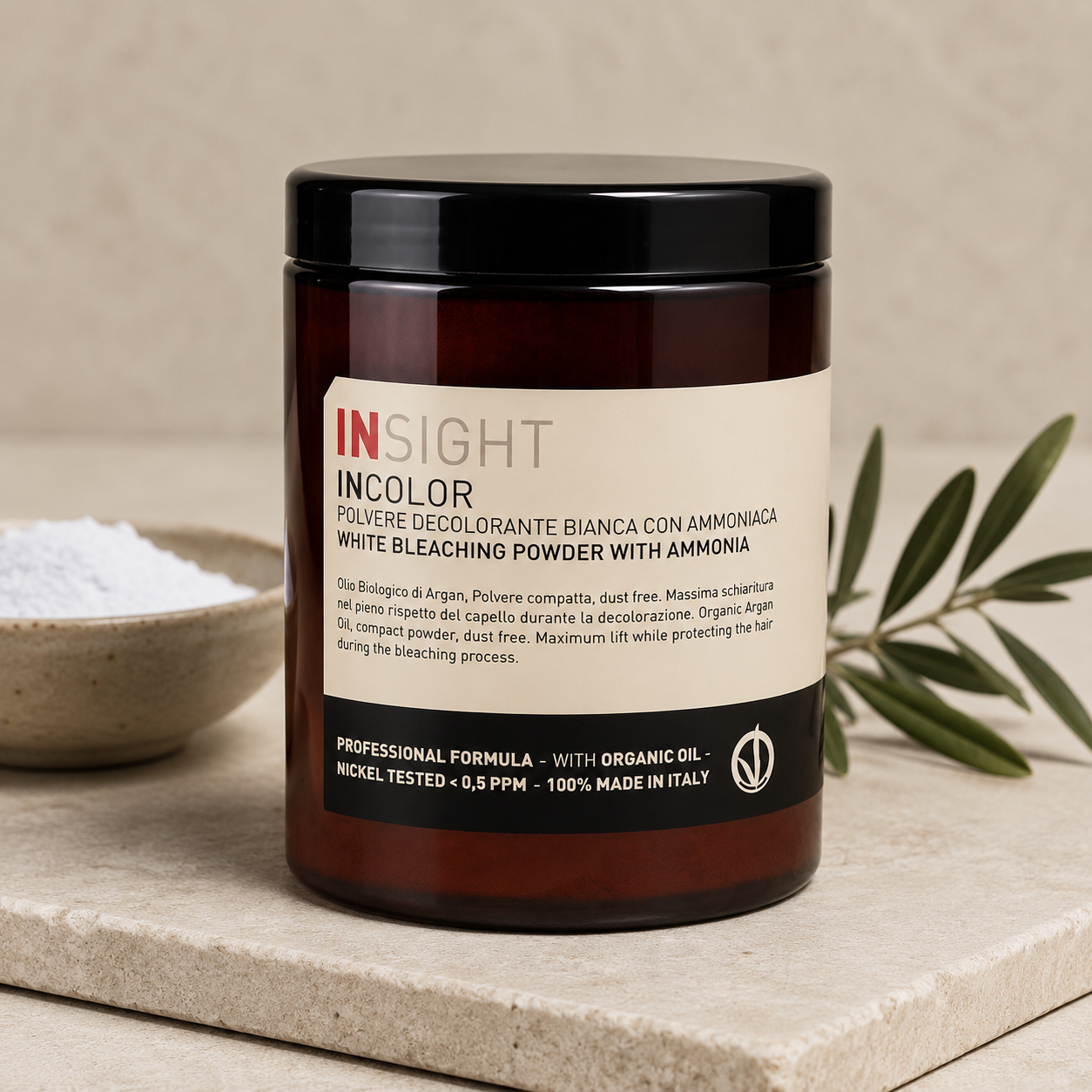 INSIGHT INCOLOR White bleaching powder with ammonia 500gr