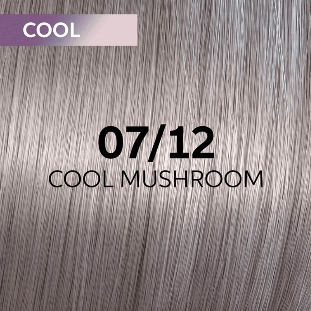 Wella Shinefinity hair colour shade 07/12 Cool Mushroom cool blonde swatch