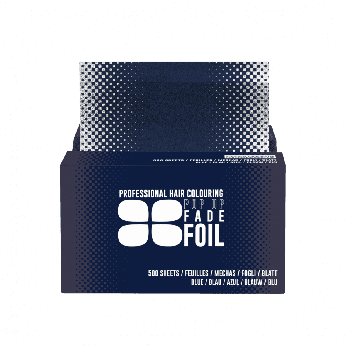 Procare Embossed Blue Fade Hair Foil Pop Up Sheets 130mmx280mm