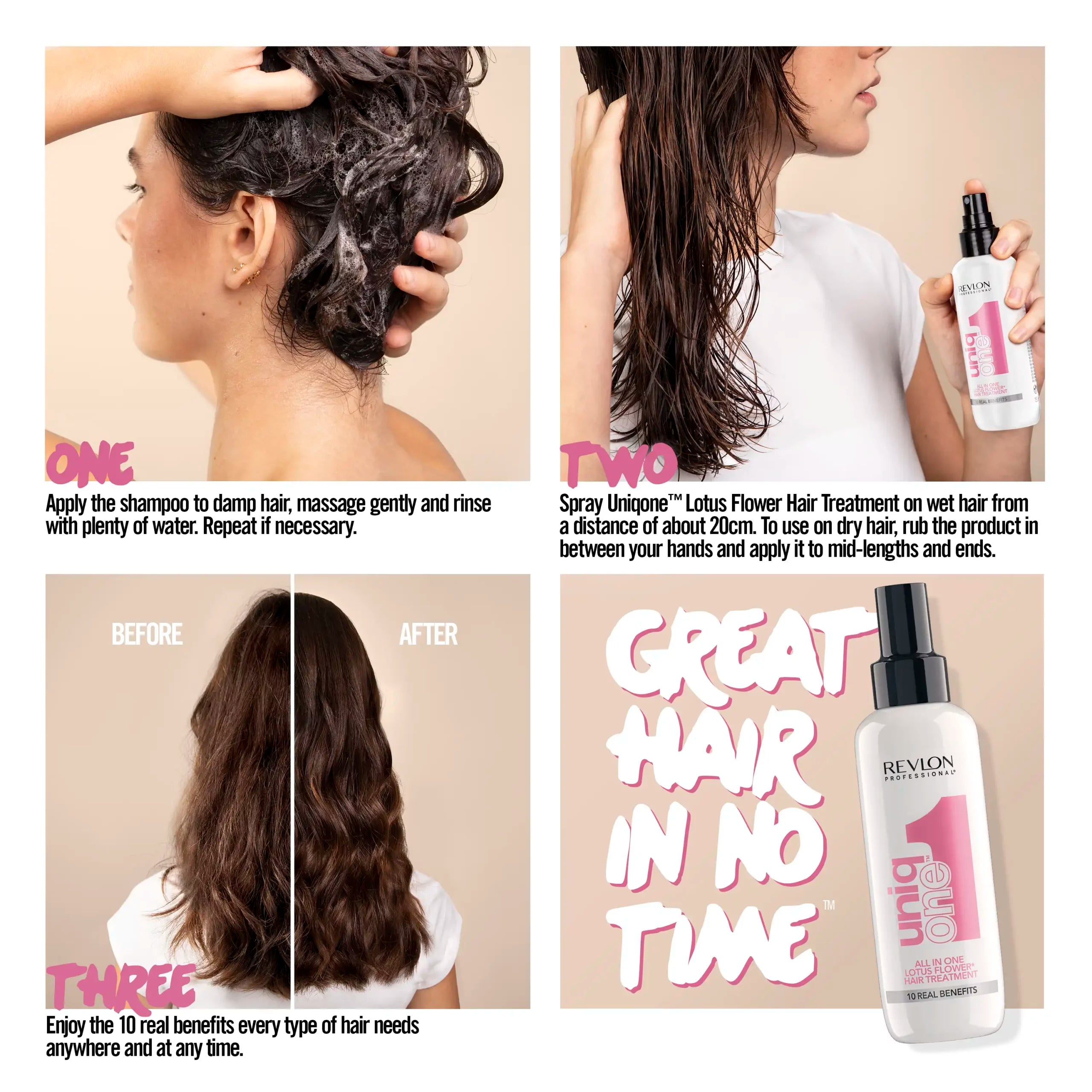 Revlon UniqOne All In One Hair Treatment Lotus 150ml