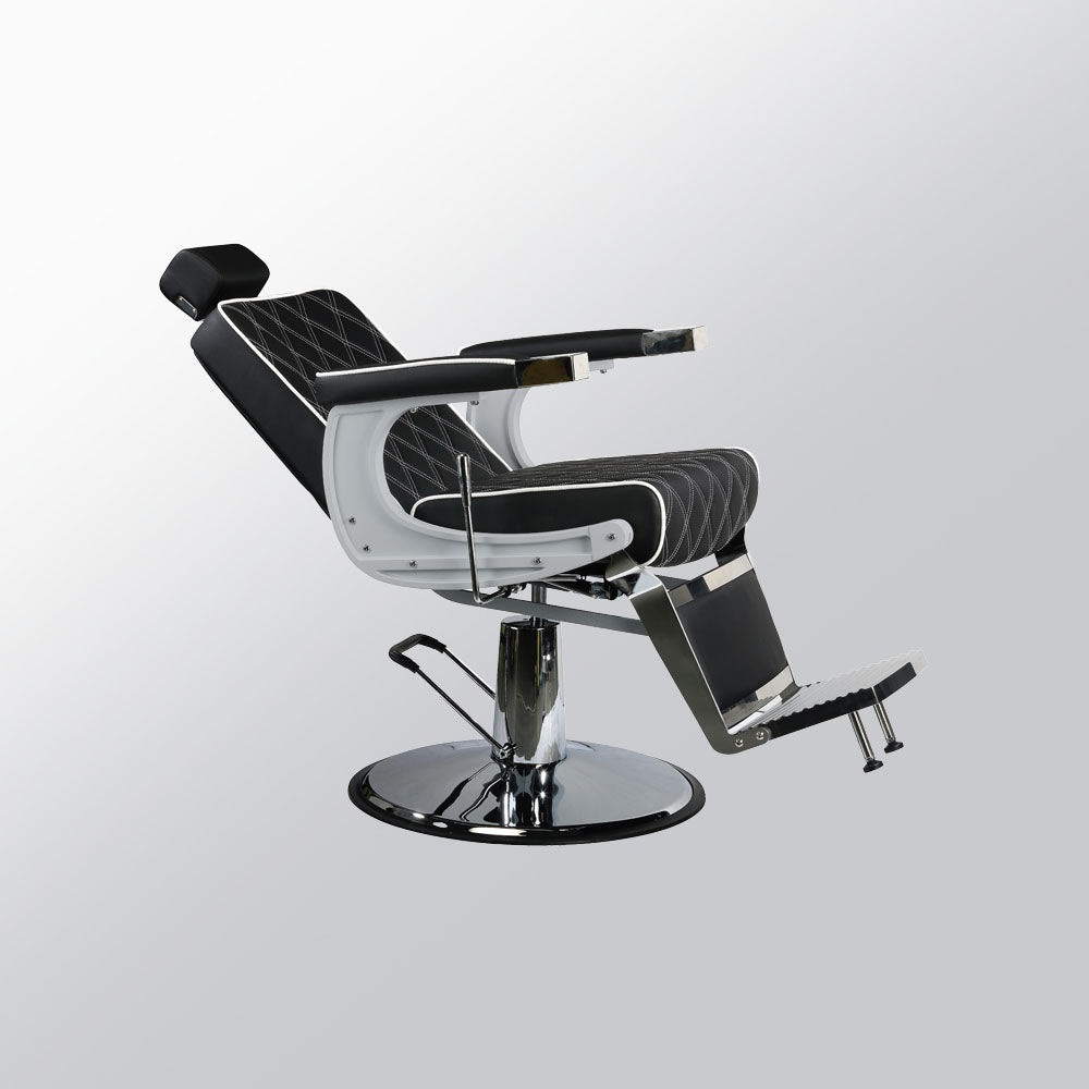 Mirplay Karl hydraulic barber chair side view