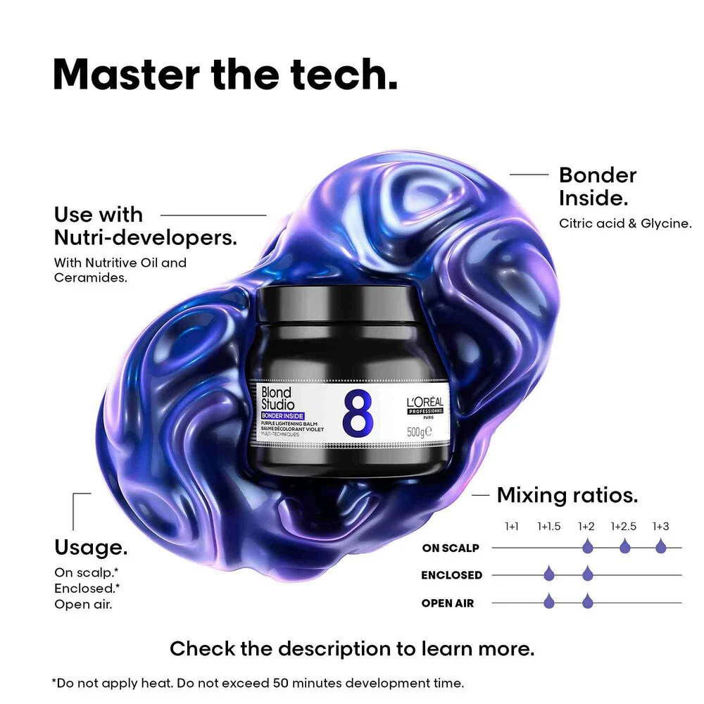 Blond Studio 8T Purple Balm Lightener 500g