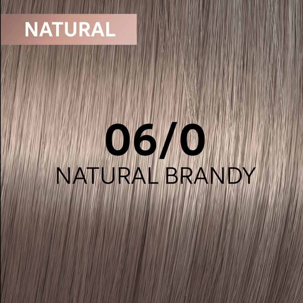 Wella Shinefinity hair colour shade 06/0 Natural Brandy natural swatch 