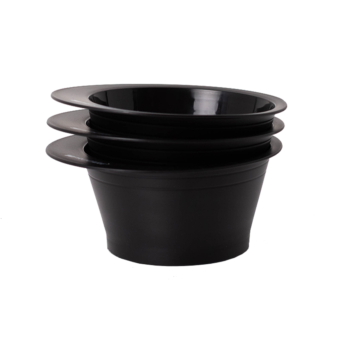 Procare Premium Black Non-Slip Bowl 3pk