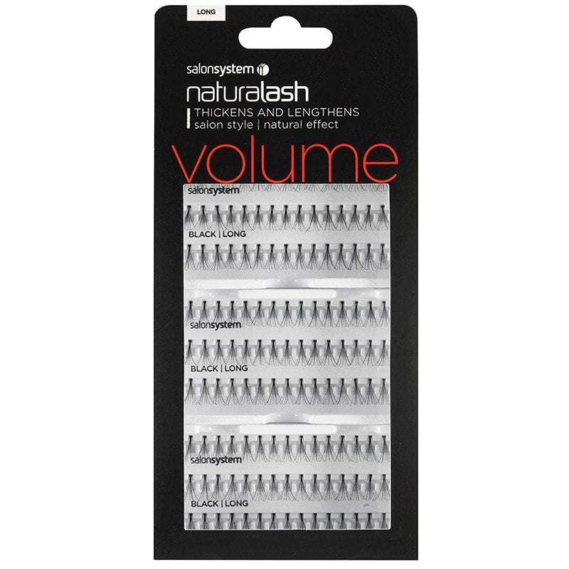 Salon System Salon Value Individual Lashes Black Long