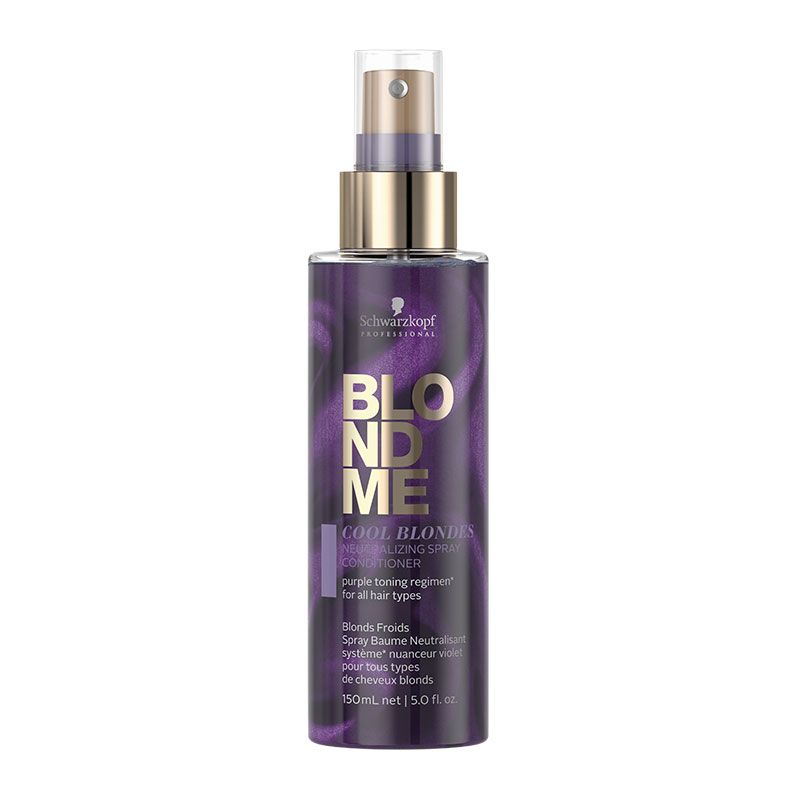 Schwarzkopf BLONDME Cool Blondes Neutralizing Spray Conditioner 150ml