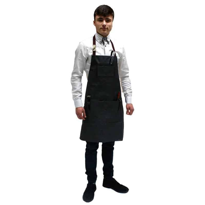 Hair Tools Barber Apron - Charcoal