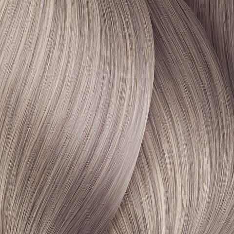 L'Oréal Majirel 10.21 lightest iridescent ash blonde hair colour swatch