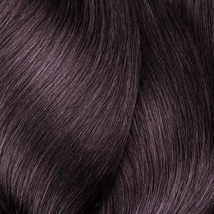 L'Oréal Majirel 4.20 medium brown iridescent intense hair colour swatch