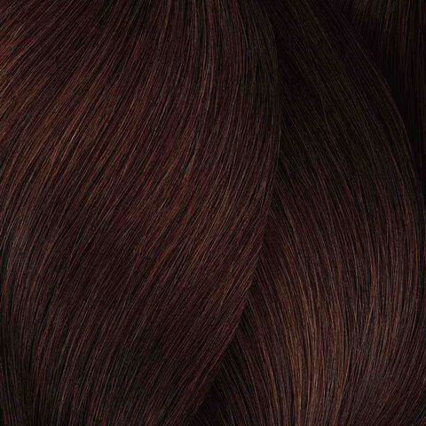 4.56 – L'Oréal Majirel 4.56 mahogany red brown hair colour swatch