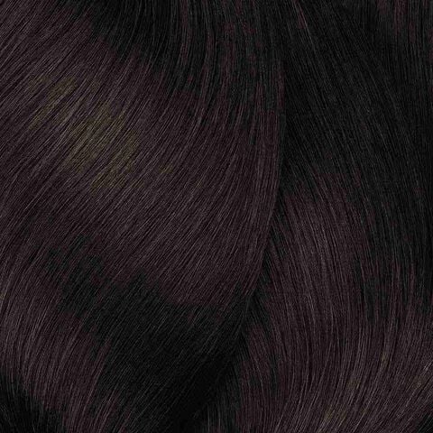 4.8 – L'Oréal Majirel 4.8 mocha brown hair colour swatch 