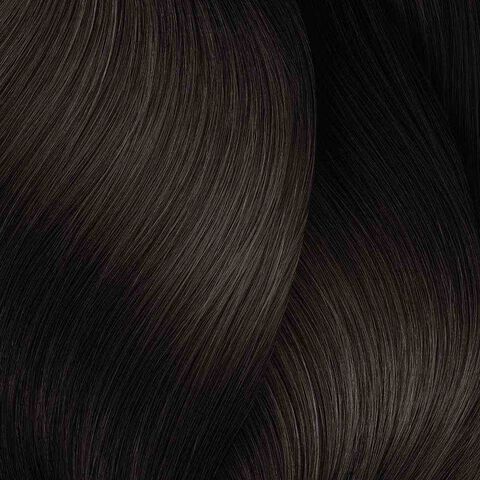 L'Oréal Majirel 5.12 light ash iridescent brown hair colour swatch 
