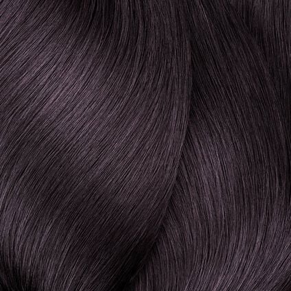 L'Oréal Majirel 5.26 iridescent red light brown hair colour swatch