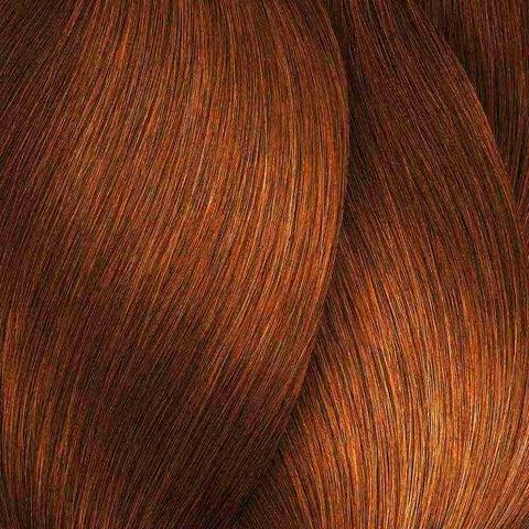 L'Oréal Majirel 6.45 dark copper mahogany blonde hair colour swatch 