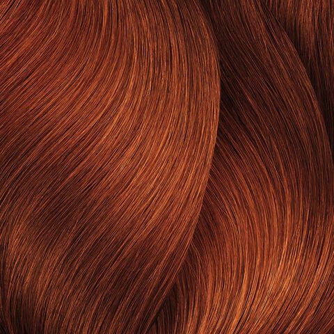 L'Oréal Majirel 6.46 dark copper red blonde hair colour swatch 