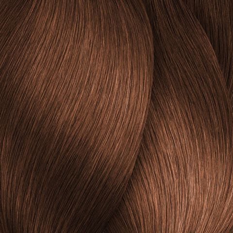 L'Oréal Majirel 7.35 golden mahogany blonde hair colour swatch