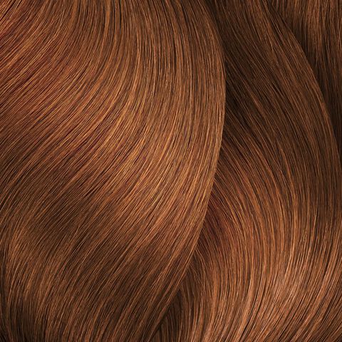 L'Oréal Majirel 7.4 copper blonde hair colour swatch