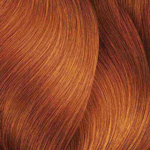L'Oréal Majirel 7.44 deep copper blonde hair colour swatch