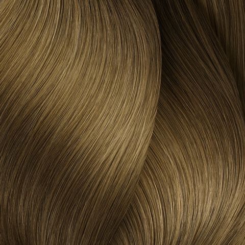 L'Oréal Majirel 8.03 light golden blonde hair colour swatch 