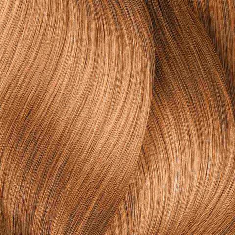 L'Oréal Majirel 8.04 light natural copper blonde hair colour swatch