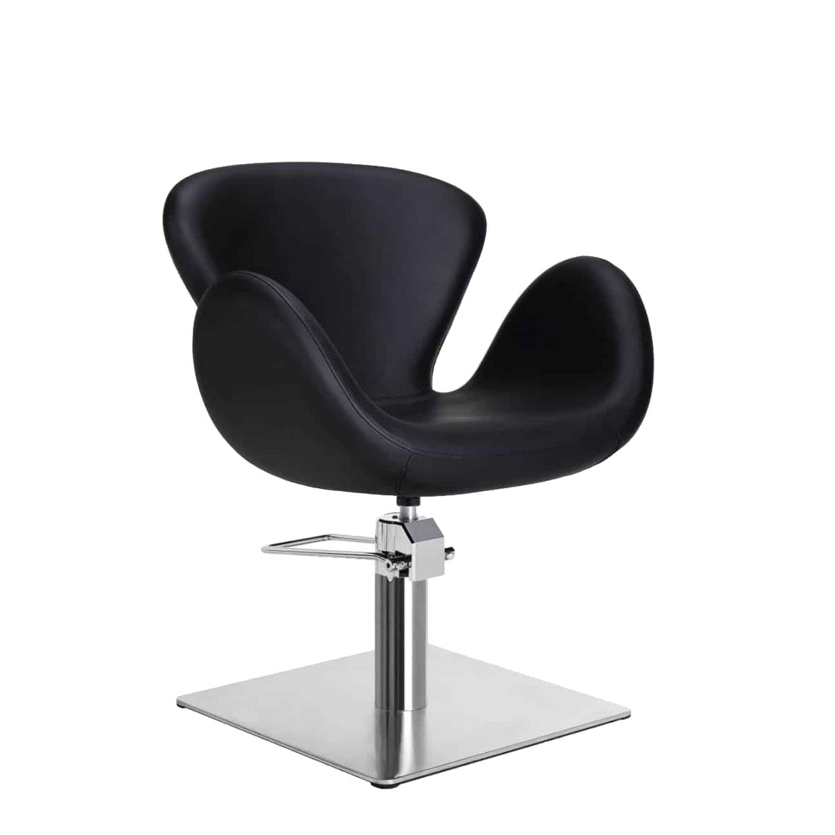 Mirplay Chloe black styling chair, alternate view