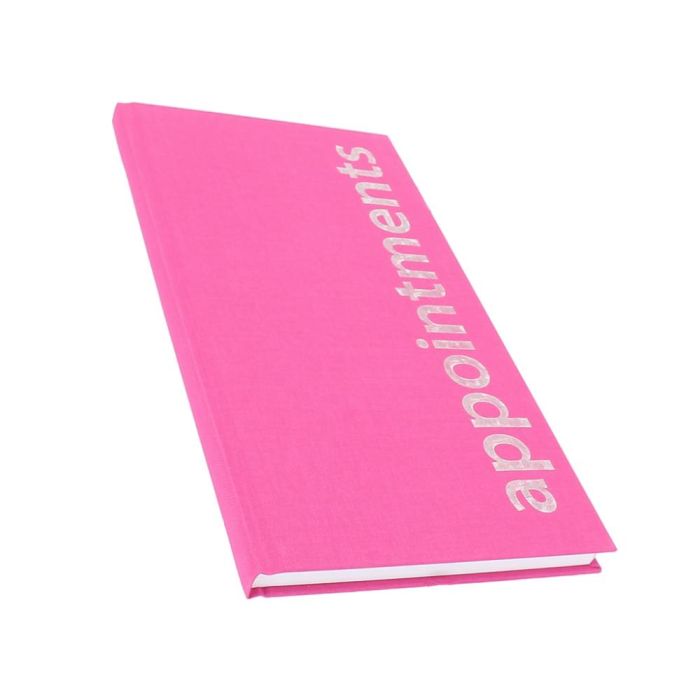 Agenda Appointment Book 3 Column Assistant Pink