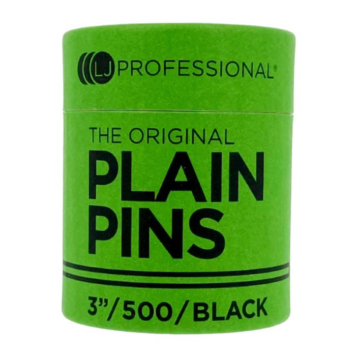 LJ 3" Plain Hairpins X500 Black