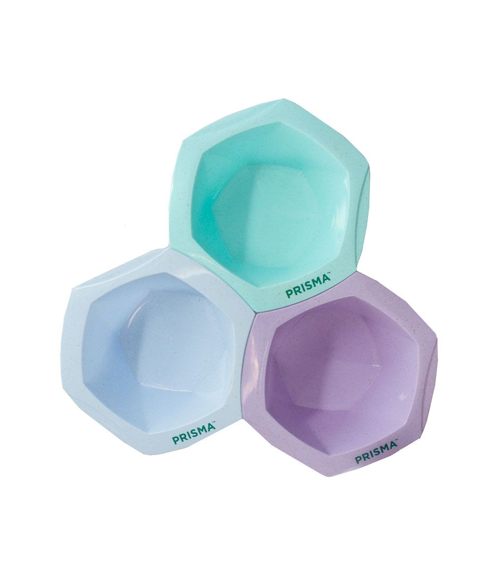 Prisma Bamboo Master Tint Bowl Set Teal/Blue/Purple