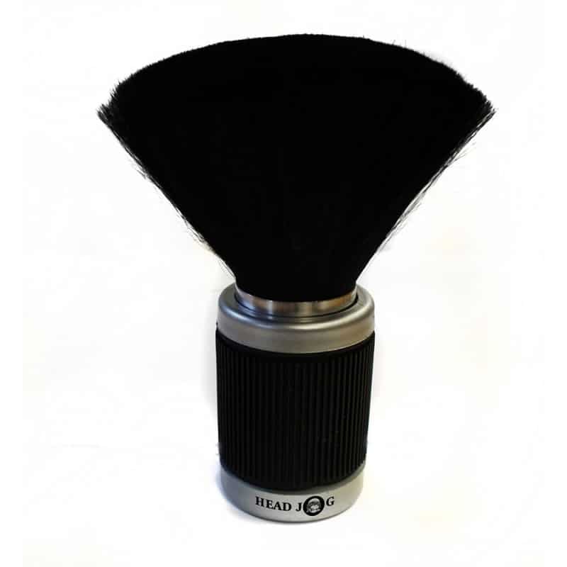 Head Jog Black Rubber Grip Neck Brush