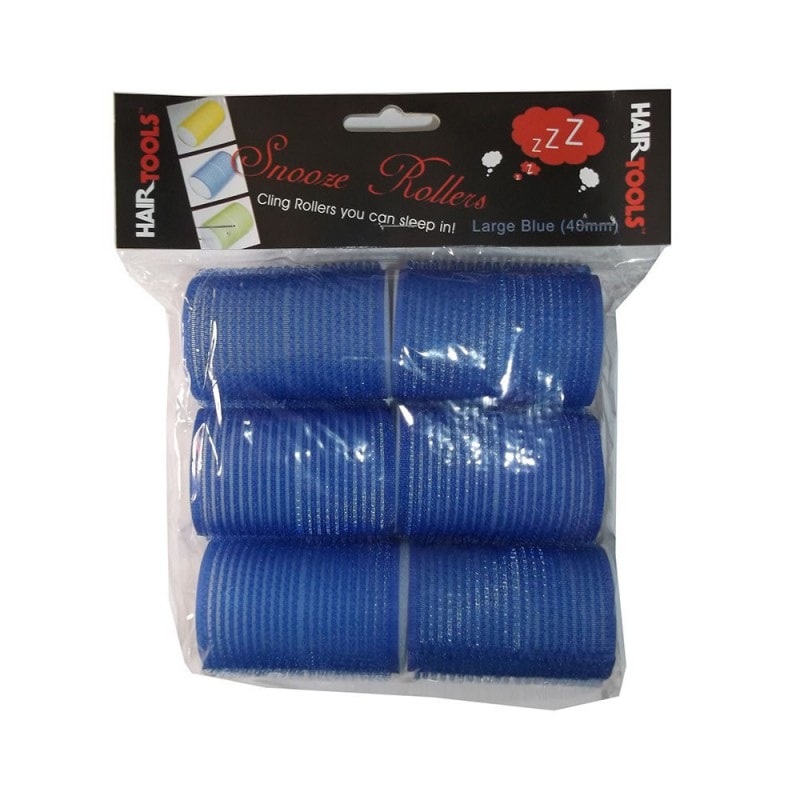 Hair Tools Snooze Rollers Blue 40mm x 6