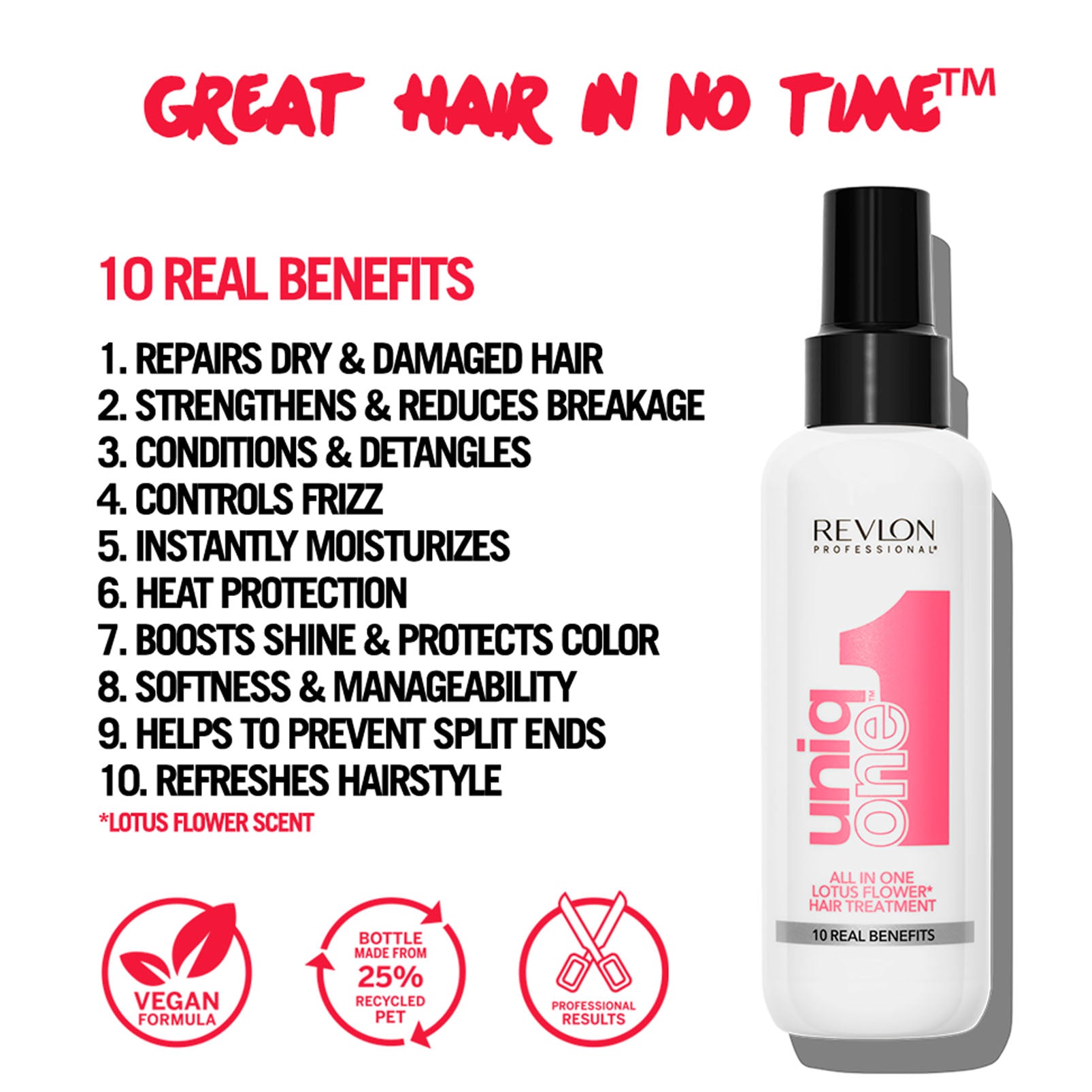 Revlon UniqOne All In One Hair Treatment Lotus 150ml