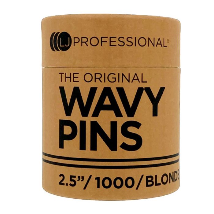 LJ 2.5" Fine Wavy Hairpins X1000 Blonde