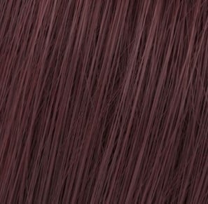 Wella Koleston Perfect Me+ 4/75 brown with mahogany and violet undertones hair swatch