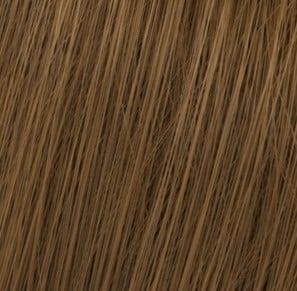 Wella Koleston Perfect Me+ 7/07 medium blonde natural warm brown hair swatch