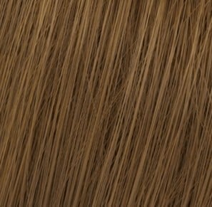 Wella Koleston Perfect Me+ 7/3 medium blonde gold hair swatch