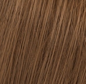 Wella Koleston Perfect Me+ 7/73 medium blonde gold brown hair swatch