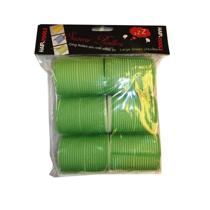Hair Tools Snooze Rollers Green 48mm x 6